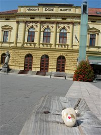 Angel in Martin, Slovakia 